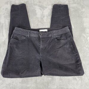 Cato Women's Skinny Jeans in Charcoal Gray